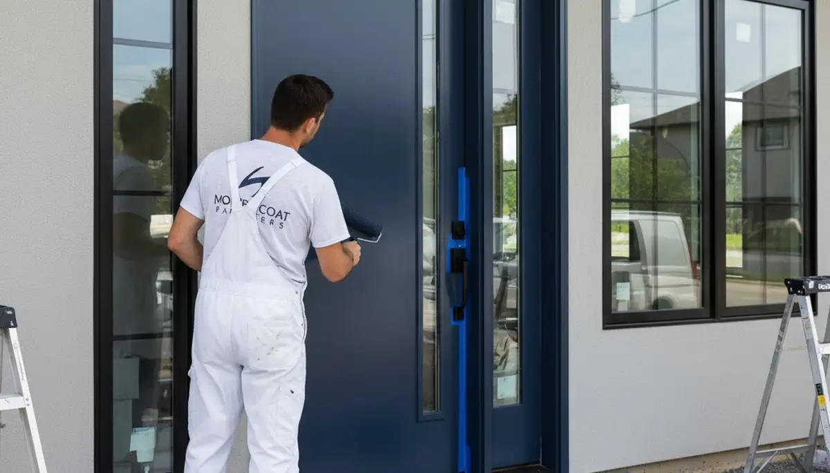 Professional door painting and refinishing by expert house painters in Reading, MA