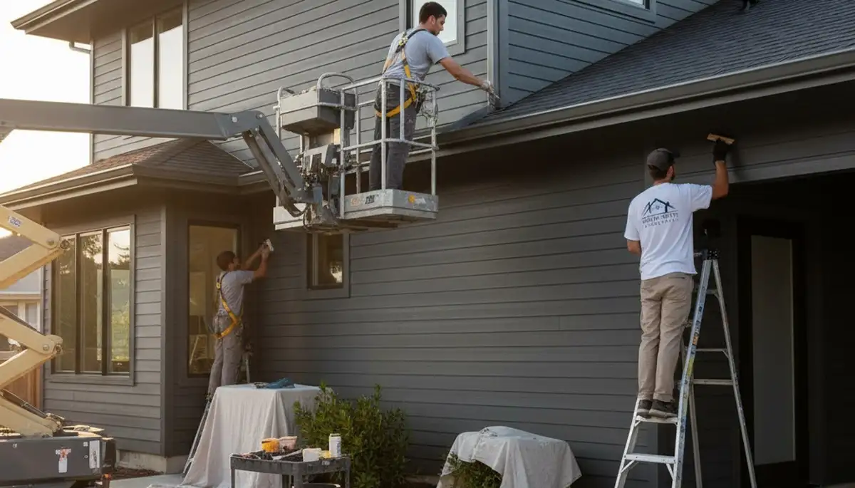 Professional gutter painting in Reading, MA restoring curb appeal and preventing rust on local homes
