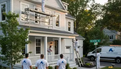 Professional house painters serving Reading, MA for interior and exterior painting services