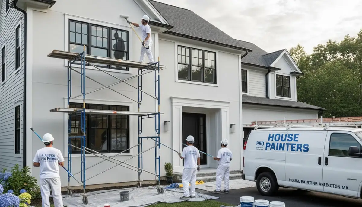 House painters in Reading, MA providing professional residential painting services