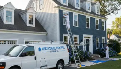 House painters in Reading, MA providing professional exterior and interior painting services