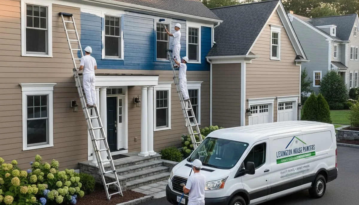 House painters in Reading, MA providing professional interior and exterior painting services