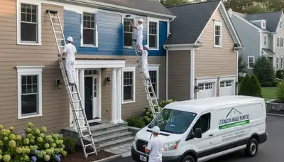 House painters in Reading, MA providing professional interior and exterior painting services