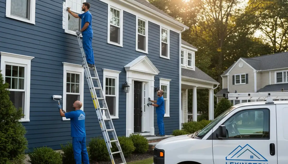 Professional house painting service in Reading, MA by paintersreadingma.com