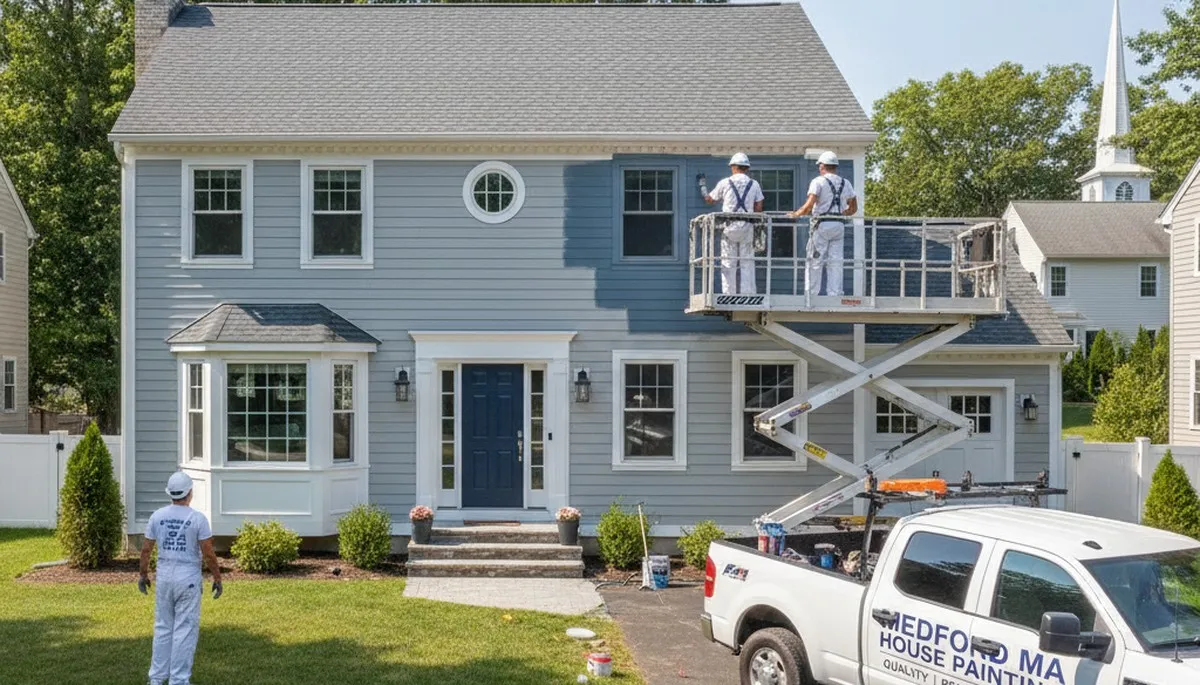 Professional house painters in Reading MA providing expert exterior and interior painting services