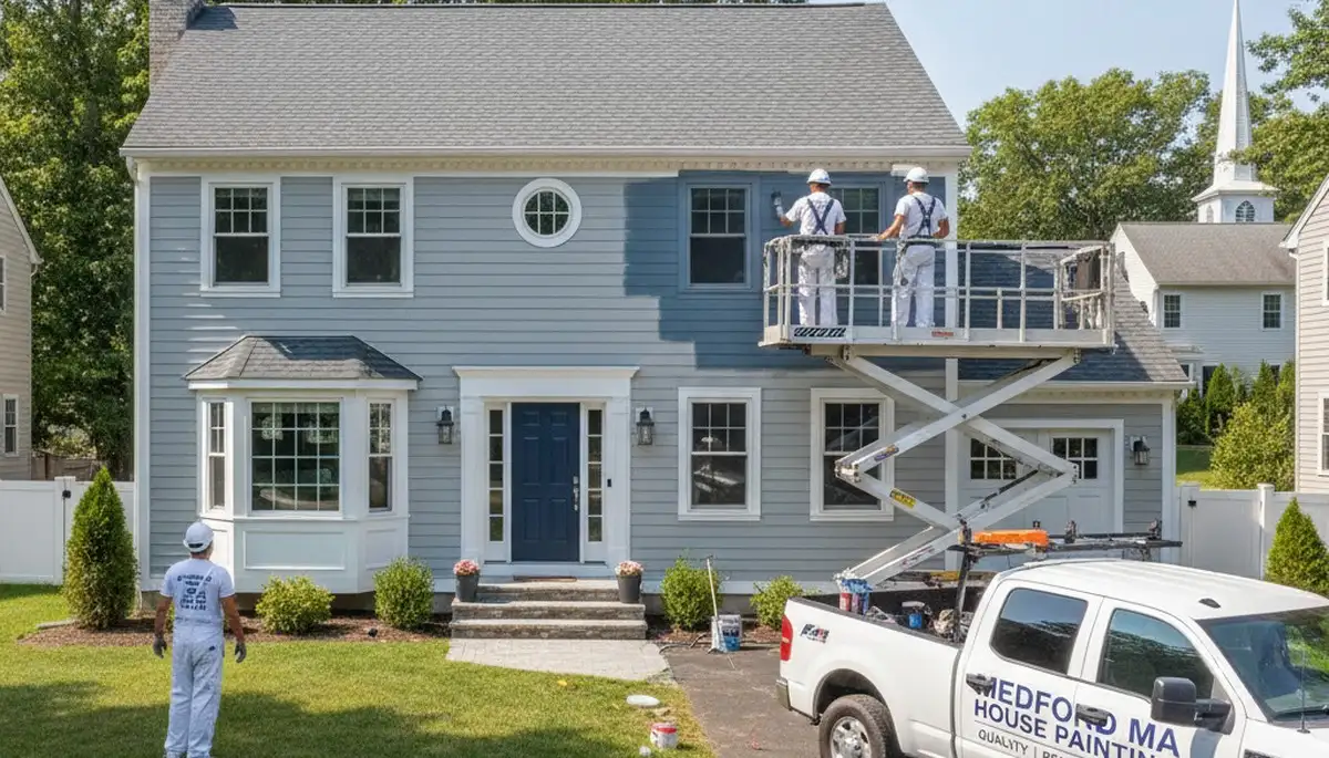 Professional house painters in Reading MA providing expert exterior and interior painting services