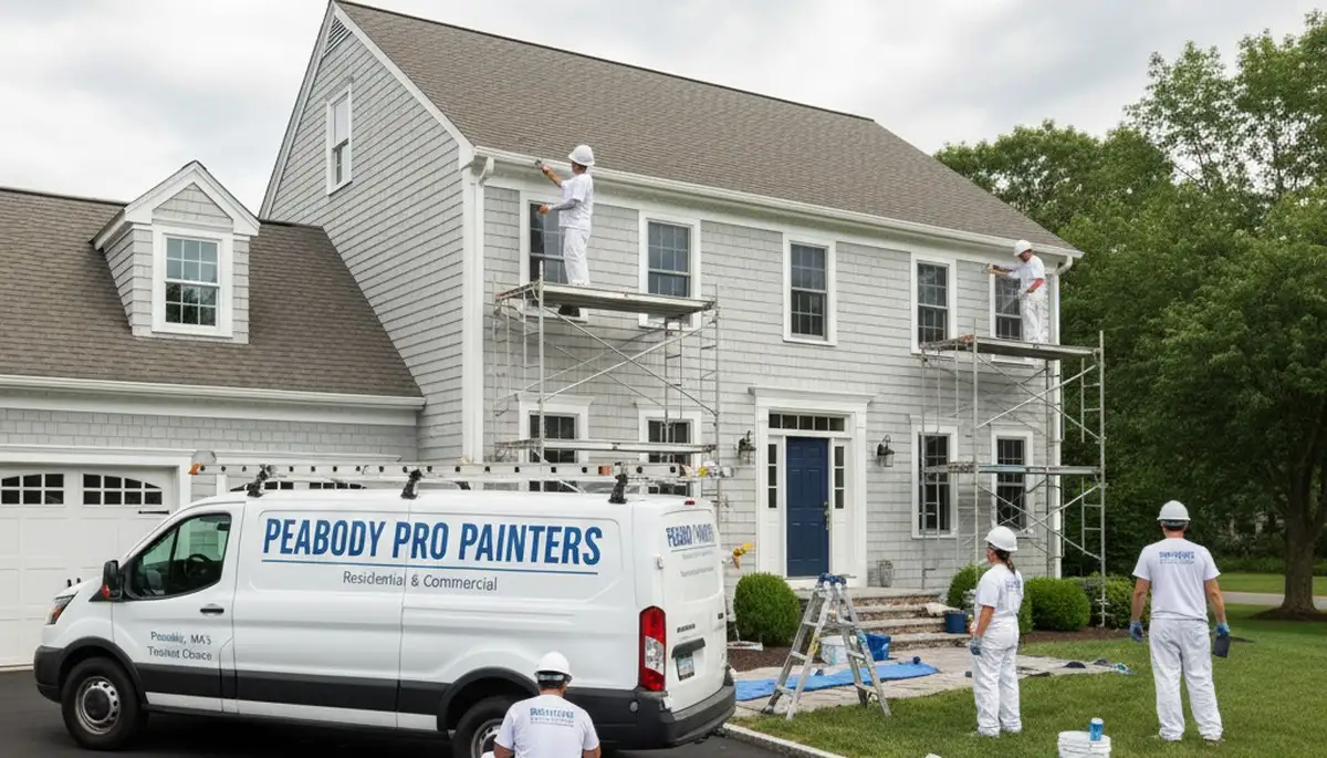 House painters in Reading, MA providing professional interior and exterior painting services