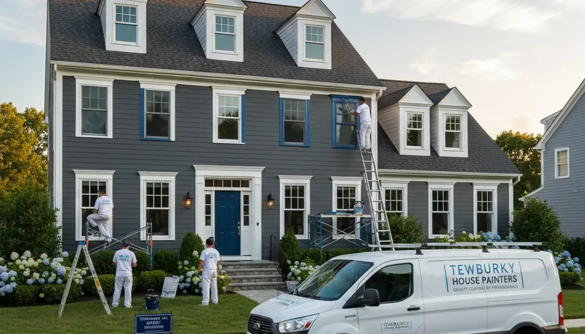 Professional house painters in Reading MA providing expert residential exterior painting services