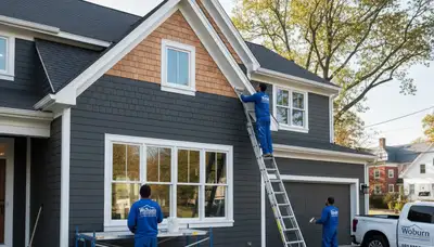 Professional house painting services in Reading MA by local exterior and interior painters