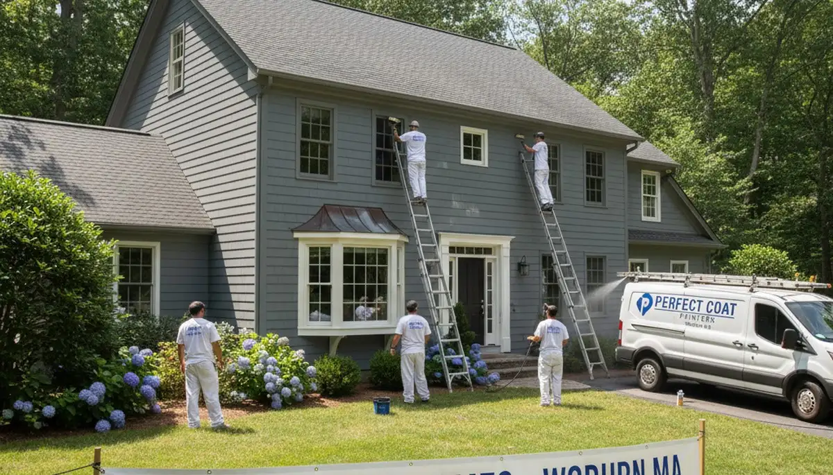 Professional house painters in Reading MA providing expert exterior and interior painting services
